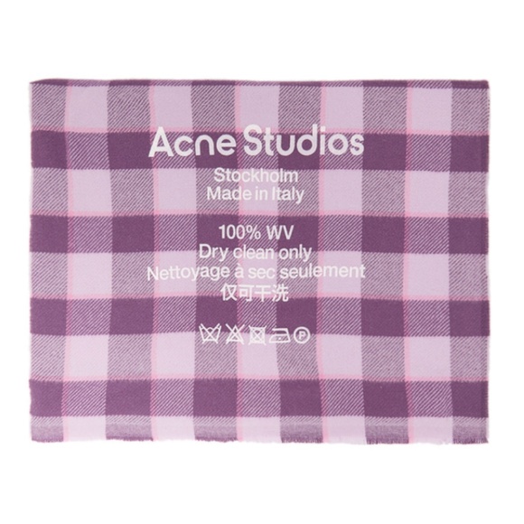 NWT Acne Studios Cassiar Check Scarf - Picture 2 of 4